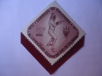 Stamps Colombia -  III Campeonato Sudamericano de Esgrima, 1957 - 3era Ed.