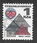 Stamps Czechoslovakia -  1733 - Techos y Arte Popular. Horacko