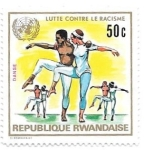 Sellos del Mundo : Africa : Rwanda : Lucha contra el racismo