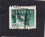 Stamps Canada -  bandera