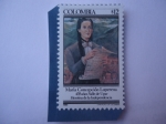 Stamps Colombia -  María Concepción Loperena-Heroína de la Independencia-150 Años de su Muerte (1836-1986)- 450 Años Va