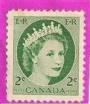 Sellos de America - Canad� -  Reina Elizabeth II