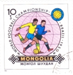 Sellos de Asia - Mongolia -  futbol 