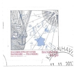 Stamps : Europe : Denmark :  mapa