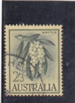 Stamps Australia -  wattle 