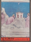 Stamps United Arab Emirates -  pintura Giotto 