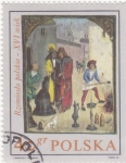 Stamps Poland -  pintura -renacimiento  XVI