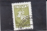 Stamps : Europe : Belarus :  caballero medieval 