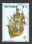 Sellos del Mundo : America : Guyana : 1868b - Barco