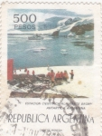 Sellos de America - Argentina -  Estación cientifica Almirante Brown-Antartida Argentina 