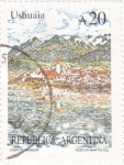 Sellos de America - Argentina -  panorámica Ushuaia