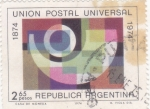 Stamps Argentina -  centenario U.P.U 