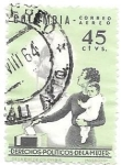 Stamps Colombia -  derechos de la mujer