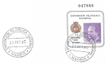 Stamps Spain -  sobre exfilna 1985