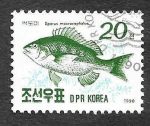 Stamps North Korea -  2952 - Besugo (Sparus macrocephalus)