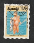 Stamps Jamaica -  747 - 500 Anivº del descubrimiento de América por Cristobal Colón