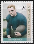 Stamps : America : United_States :  Héroes del fútbol: Red Grange