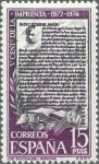Stamps Spain -  2166 - V centenario de la imprenta