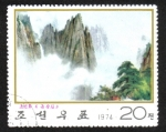Stamps North Korea -  Pinturas contemporáneas, el monte. Kumgang