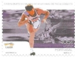 Stamps : Europe : Portugal :  mundial de pista cubierta