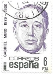 Stamps Spain -  Gabriel Miró