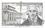 Stamps Spain -  Juan de Villanueva