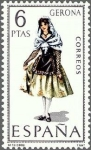 Stamps Spain -  1844 - Trajes títpicos españoles - Gerona