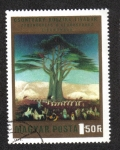 Stamps Hungary -  Pinturas de Tivadar Csontváry Kosztka, Peregrinación a los cedros del Líbano