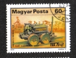 Stamps Hungary -  Exposición Internacional de Transporte, la primera locomotora eléctrica de Siemens