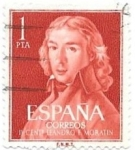 Stamps Spain -  Leandro Fernandez de Moratín