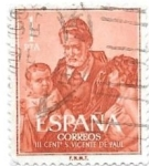Stamps Spain -  San Vicente de Paul