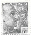 Stamps Spain -  Francisco Franco