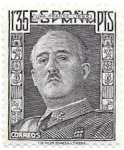 Stamps Spain -  Francisco Franco