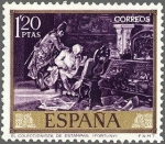 Stamps Spain -  1857 - Mariano Fortuny Marsal - El coleccionista de estampas