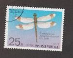 Stamps North Korea -  Libelula