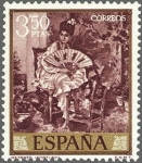 Stamps : Europe : Spain :  1861 - Mariano Fortuny Marsal - Retrato