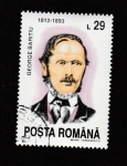 Stamps Romania -  George Baritiu