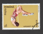 Sellos de Europa - Rumania -  Salto altura femenino, Tpkyo 91