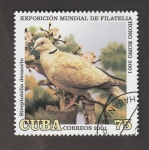 Stamps Cuba -  Ave  Streptotelia  decaocto