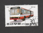 Stamps North Korea -  Autobús