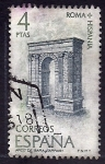 Stamps Spain -  Arco de Bara  Tarragona