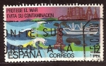 Stamps Spain -  Protege el Mar