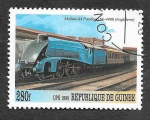 Stamps : Africa : Guinea :  Mi2723 - Locomotora