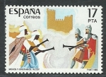 Stamps Spain -  Moros y cristianos   ALCOY