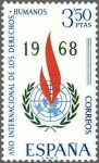 Stamps Spain -  1874 - Año internacional de los Derechos Humanos