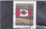 Sellos de America - Canad� -  bandera canadiense 
