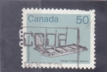 Stamps : America : Canada :  trineo de bastones 