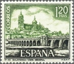 Stamps Spain -  1876 - Serie turística - Vista general de Salamanca