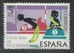 Stamps Spain -  Cinturon de seguridad