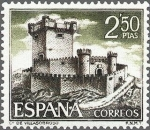 Stamps Spain -  1883 - Castillos de España - Sobroso (Pontevedra)